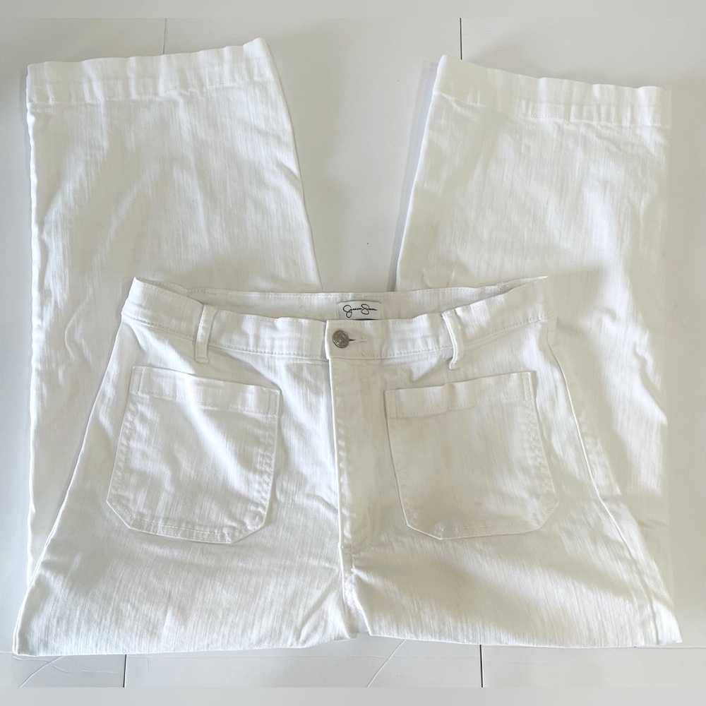 Jessica Simpson White Ankle & Cropped Jeans